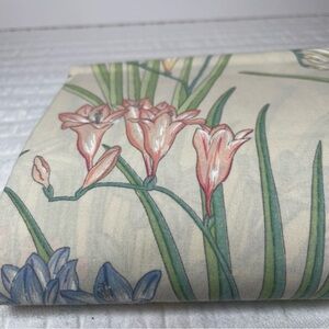 Vintage Wamsutta Twin Flat Sheet Floral Freesia Percale NEW